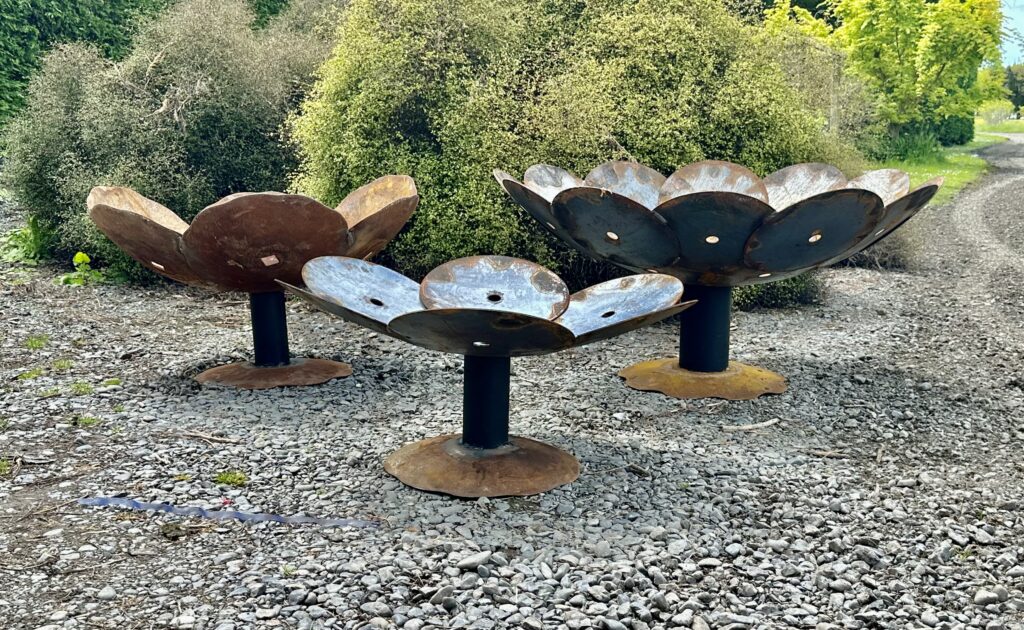 Planter/Fire Discs Large $950 Medium $750 Small $450